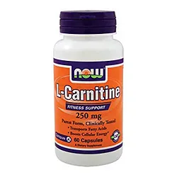 NOW L-CARNITINE 250MG BOITE DE 60 CAPSULES