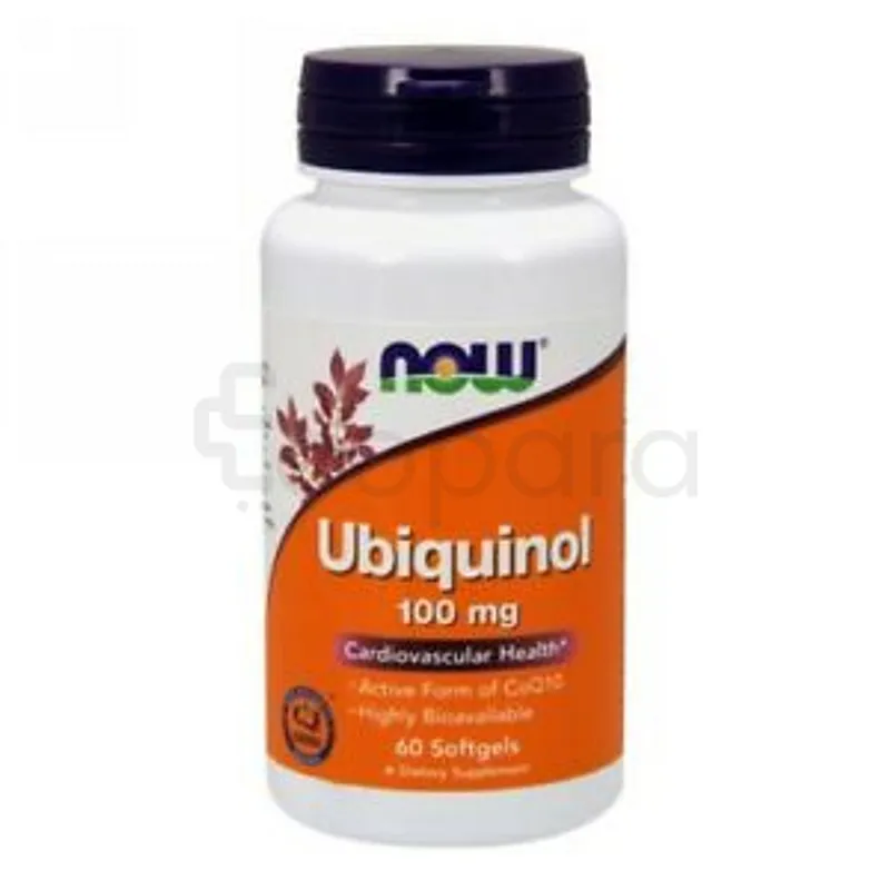 NOW UBIQUINOL 100MG BOITE DE 60 GELULES