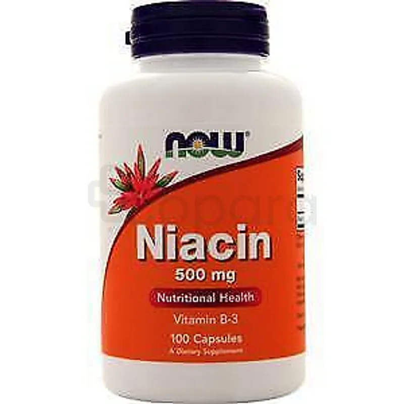 NOW NIACIN 500MG BOITE DE 100 CAPSULES