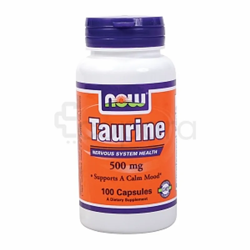 NOW TAURINE 500MG BOITE DE 100 CAPSULES