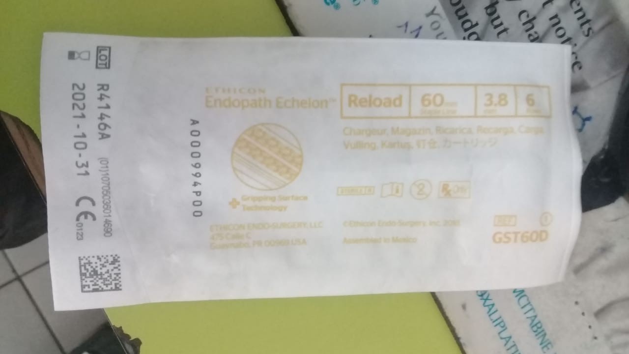 ECHELON ENDOPATH RECHARGE REFERENCE GST60D