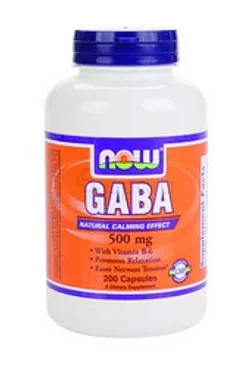 NOW GABA 500MG BOITE DE 200 CAPSULES