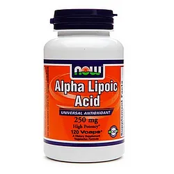 NOW ALPHA LIPOIC ACID 250MG BOITE DE 120 CAPSULES