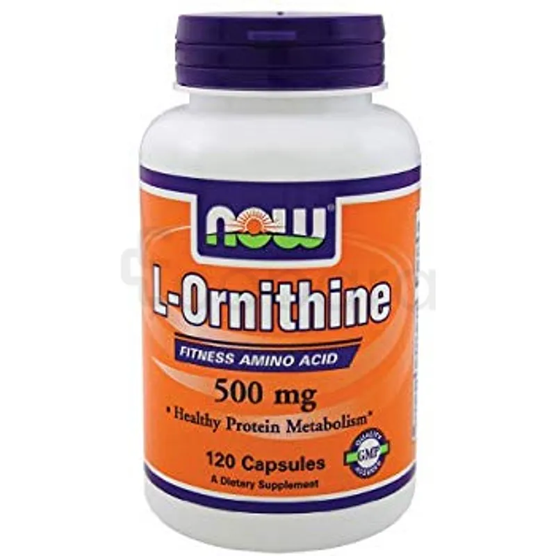 NOW L-ORNITHINE 500MG BOITE DE 120 CAPSULES