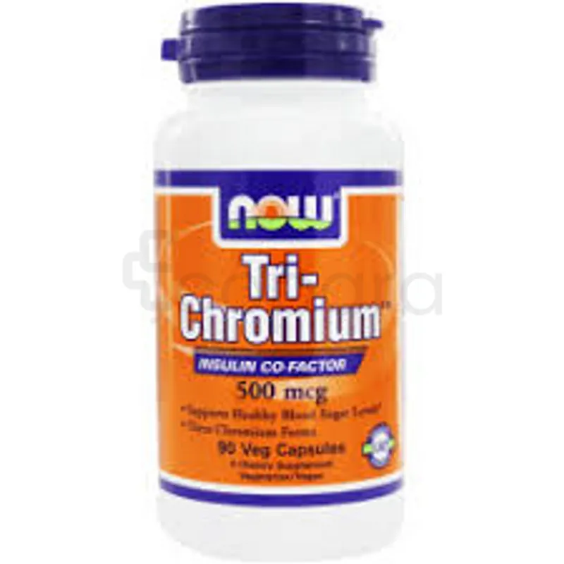 NOW TRI- CHROMIUM 500MCG BOITE DE 90 CAPSULES