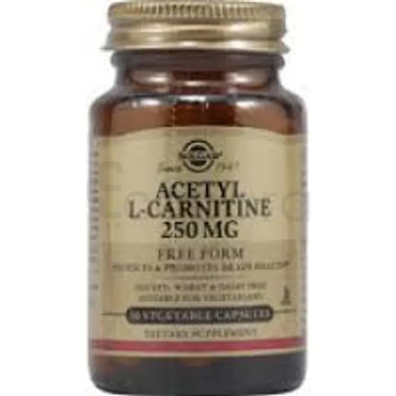 SOLGAR ACETYL L-CARNITINE 250MG BOITE DE 30 CAPSULES