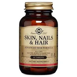 SOLGAR SKIN NAILS & HAIR BOITE DE 60 COMPRIMES