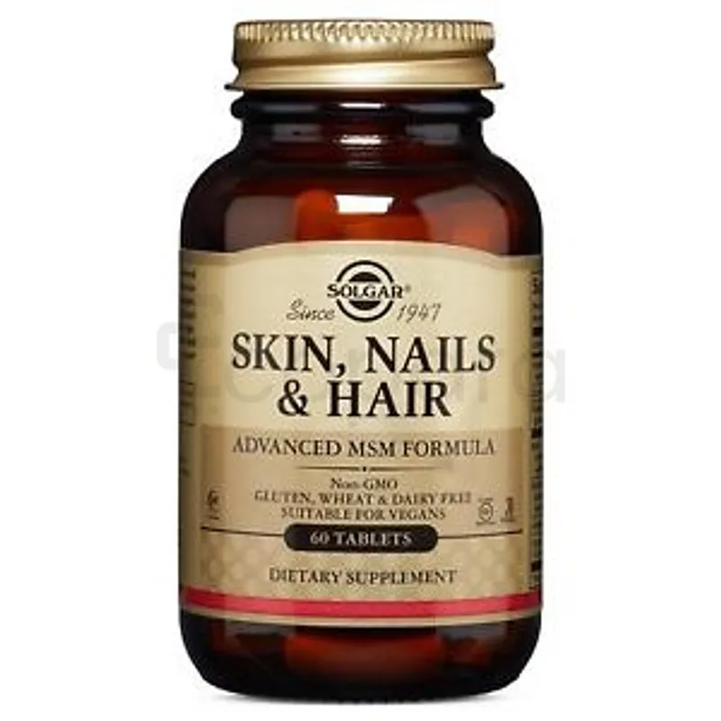 SOLGAR SKIN NAILS & HAIR BOITE DE 60 COMPRIMES