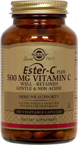 SOLGAR ESTER-C 500MG VITAMIN C BOITE DE 100 CAPSULES
