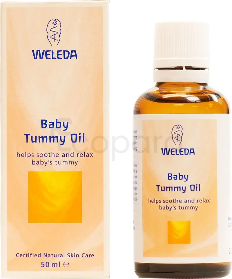 WELEDA BABY TUMMY OIL HUILE POUR LE VENTRE DE BEBE 50ML