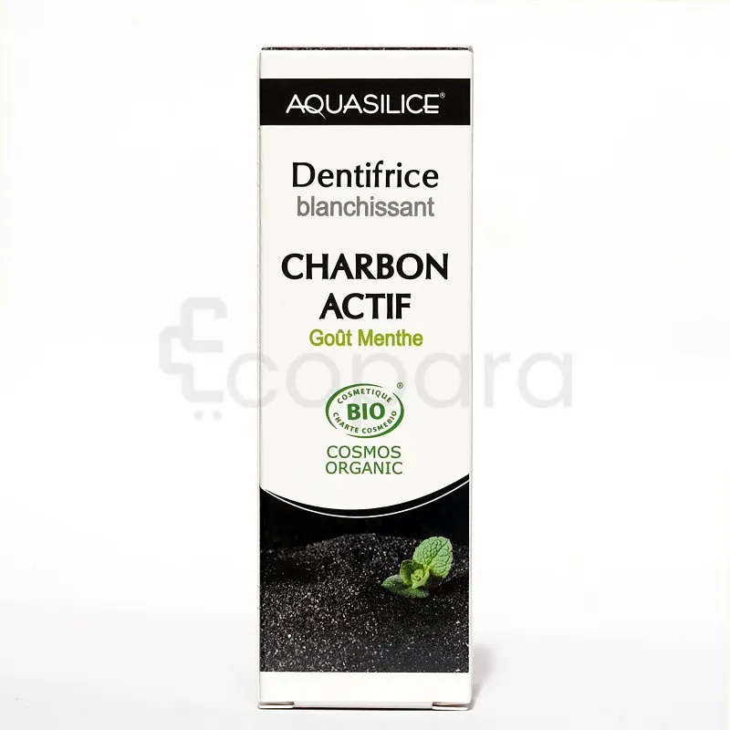 AQUASILICE DENTIFRICE BLANCHISSANT CHARBON ACTIF 50ML