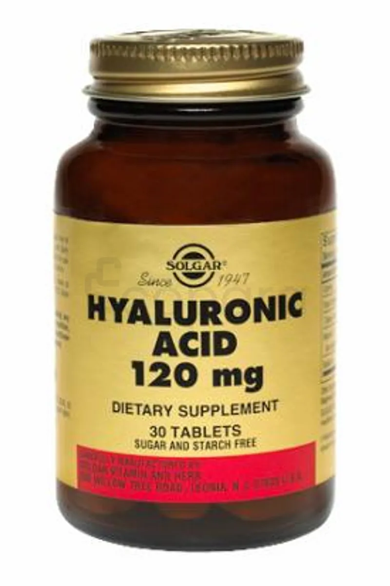 SOLGAR HYALURONIC ACID 120MG BOITE DE 30 COMPRIMES