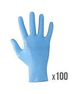 BIOSOFT PLUS GANTS BLEU TAILLE M T7-7.5 BOITE DE 100