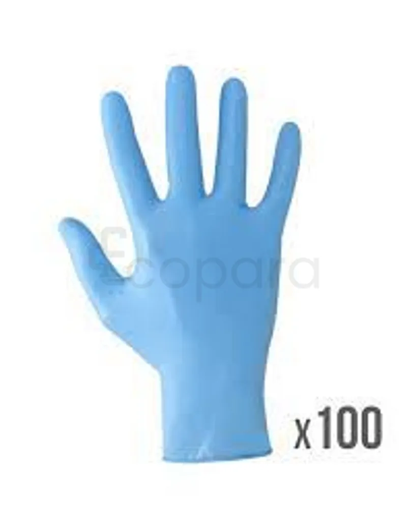 BIOSOFT PLUS GANTS BLEU TAILLE M T7-7.5 BOITE DE 100