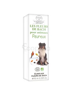 ELIXIRS ET CO FLEURS DE BACH POUR ANIMAUX PEUREUX 10ML