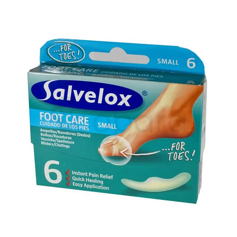 SALVELOX FOOT CARE FOR TOES PANSEMENTS HYDROCOLLOIDES PETITS BOITE DE 6