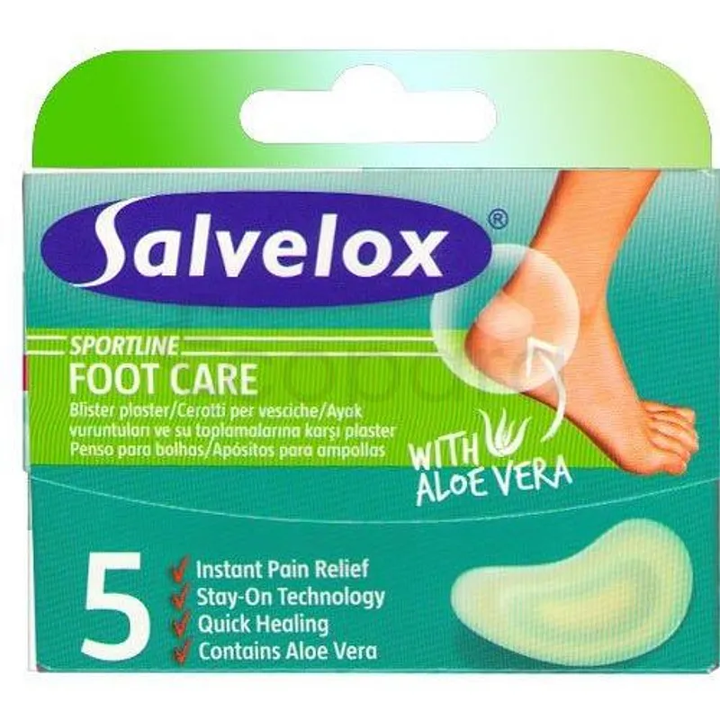 SALVELOX ATHLETIC ACTIVE HEELS PANSEMENTS HYDROCOLLOIDES BOITE DE 5