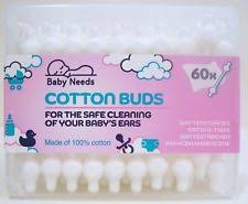 BABY NEEDS COTTON BUDS COTON TIGES BOITE DE 60