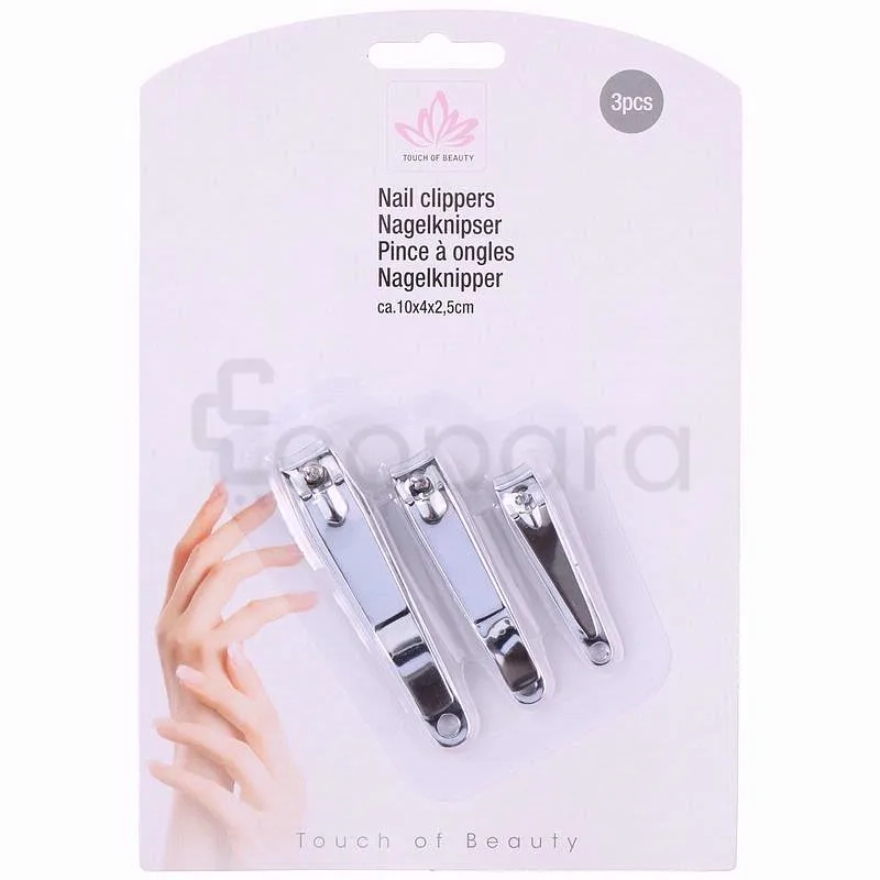 LIFETIME NAILCLIPPER PINCE A ONGLES BOITE DE 3