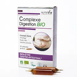 NUTRIVIE COMPLEXE DIGESTION BIO 15ML BOITE DE 20 AMPOULES