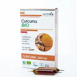 NUTRIVIE CURCUMA BIO 15ML BOITE DE 20 AMPOULES