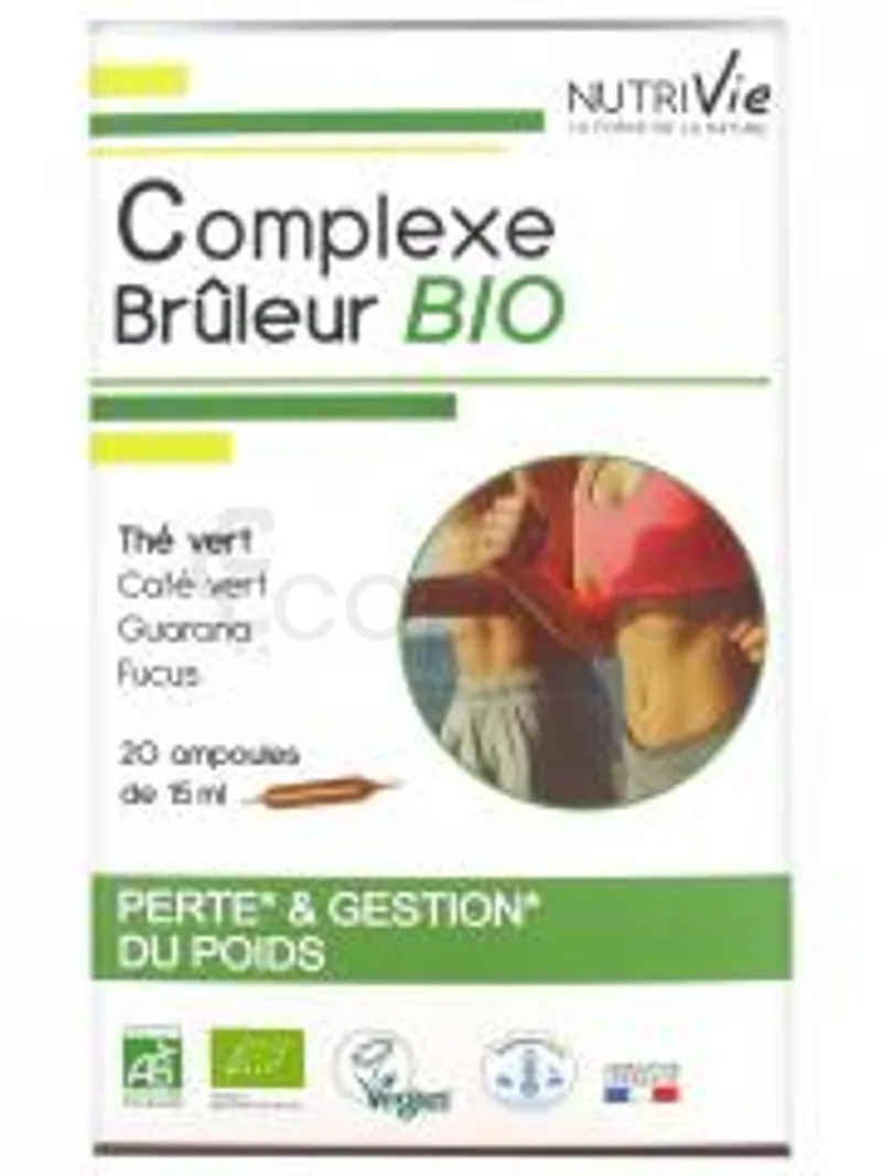 NUTRIVIE COMPLEXE BRÛLEUR BIO 15ML BOITE DE 20 AMPOULES