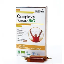 NUTRIVIE COMPLEXE TONIQUE BIO 15ML BOITE DE 20 AMPOULES