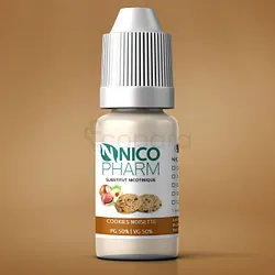 NICOPHARM LIQUIDE DE CIGARETTE ELECTRONIQUE AROME COOKIES NOISETTE DOSAGE NICOTINE 9MG/ML 30ML