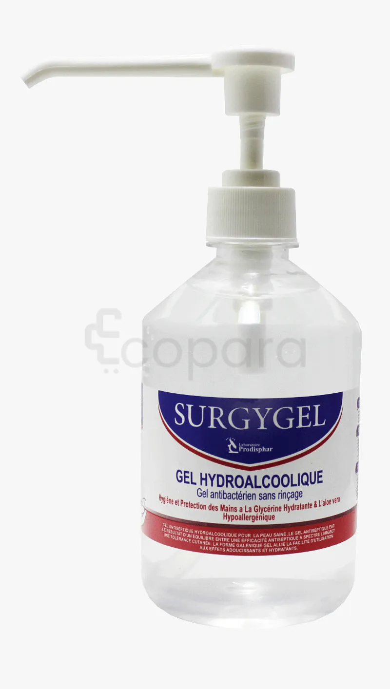 SURGYGEL GEL HYDROALCOOLIQUE NATUREL 500ML