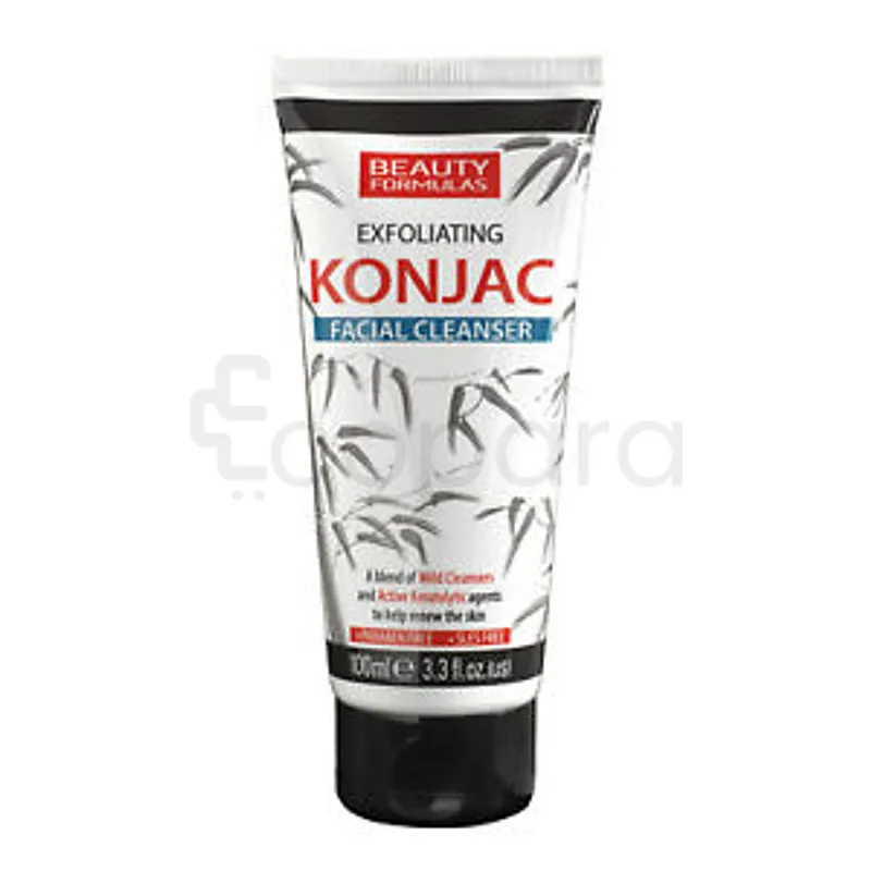 BEAUTY FORMULAS EXFOLIATING KONJAC FACIAL CLEANSER 100ML