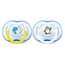AVENT SUCETTES ORTHODONTIQUES AEREES +18MOIS BOITE DE 2 REFERENCE SCF186/25