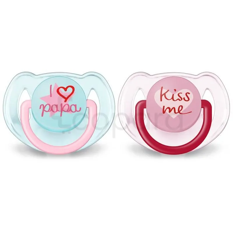 AVENT SUCETTES ORTHODONTIQUES FASHION 6-18MOIS BOITE DE 2 REFERENCE SCF172/72