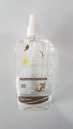 AUTHENTIQUE HUILE AMBRE SOLAIRE HUILE DE COCO 120ML