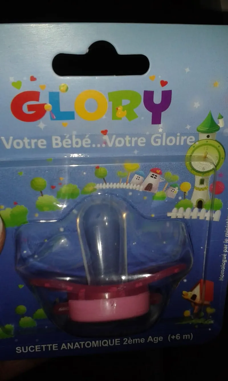 GLORY SUCETTE ANATOMIQUE 2EME AGE +6MOIS REFERENCE 01812021/B