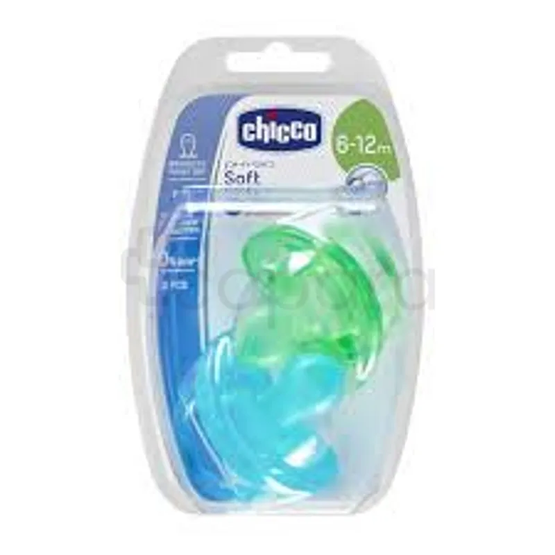 CHICCO SUCETTES PHYSIO SOFT 6-12MOIS BOITE DE 2 REFERENCE 002732