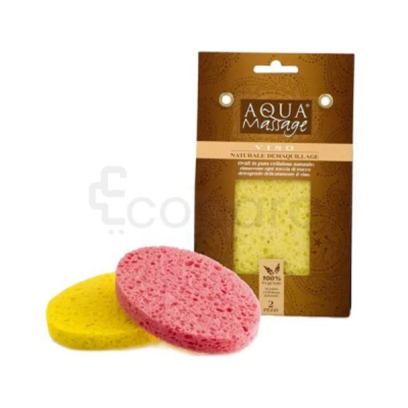 AQUA MASSAGE EPONGE DEMAQUILLANTE PURE CELLULOSE REFERENCE ART186