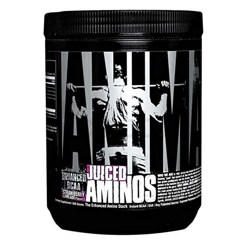 UNIVERSAL ANIMAL JUICED AMINOS ENHANCED BCAA STRAWBERRY LIMEADE FLAVOR 368G