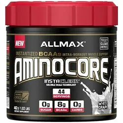 ALLMAX BCAAS AMINOCORE WHITE GRAPE 462G
