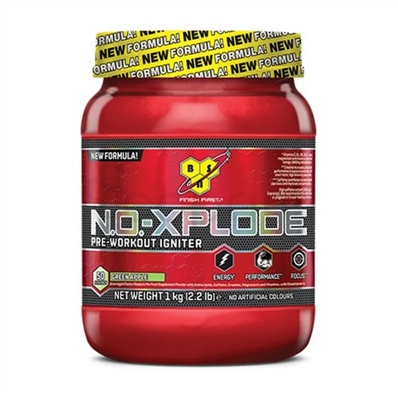BSN NO-XPLODE PRE-WORKOUT GREEN APPLE 1KG