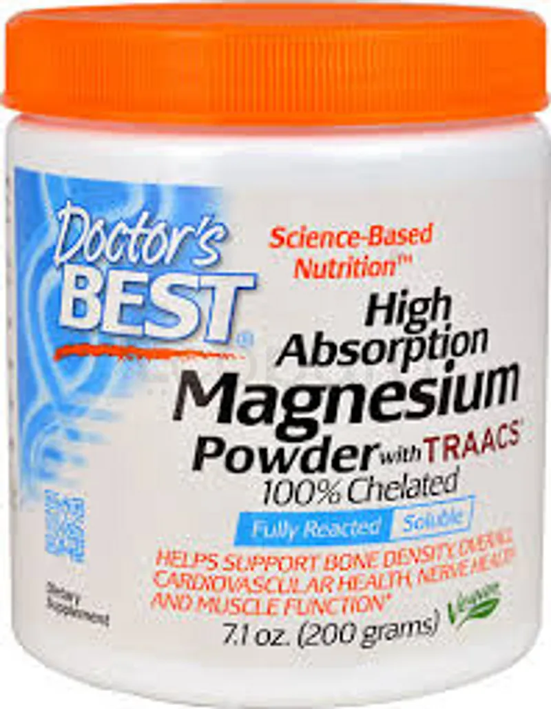 DOCTOR'S BEST HIGHT ABSORPTION MAGNESIUM POWDER 200G
