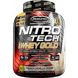 MUSCLETECH NITRO TECH WHEY GOLD VANILLE 2.51KG