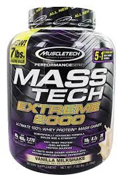 MUSCLETECH MASS TECH EXTREME 2000 VANILLE 3.18KG