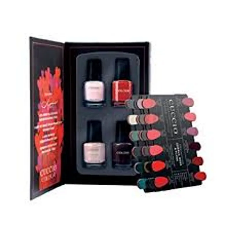 CUCCIO COLOUR KIT MINI VERNIS A ONGLES BLACK BOOK BOITE DE 4
