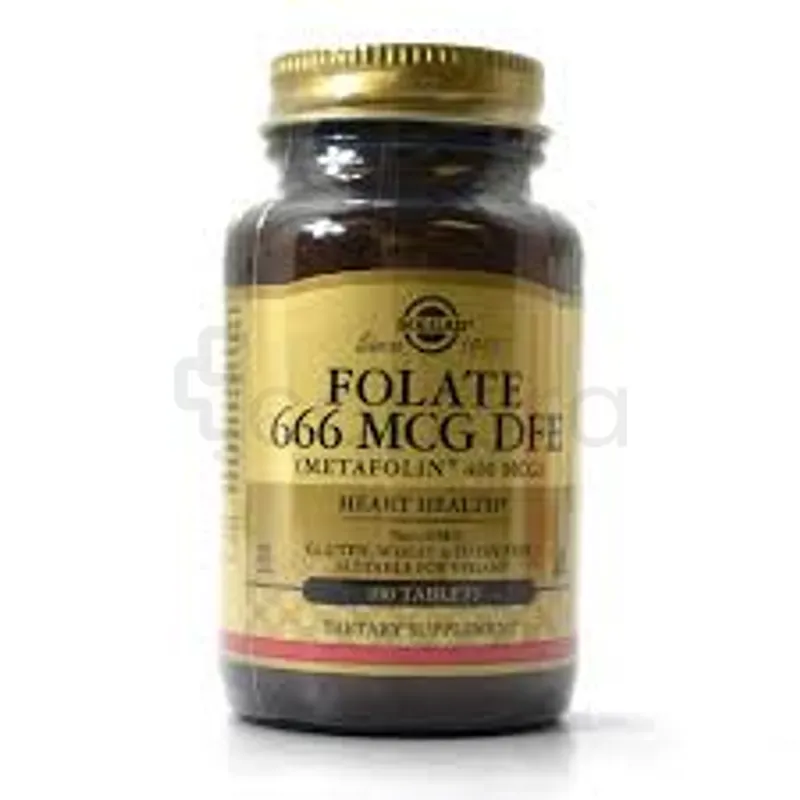 SOLGAR FOLATE 666 MCG DFE BOITE DE 100 COMPRIMES