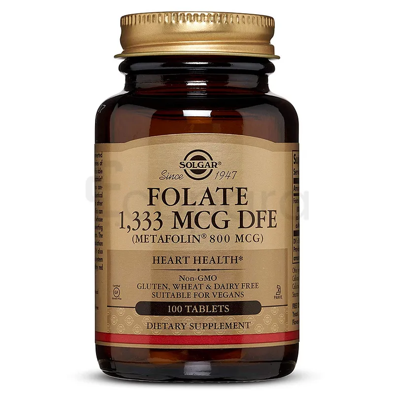 SOLGAR FOLATE 1.333 MCG DFE BOITE DE 100 COMPRIMES