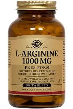 SOLGAR L-ARGININE 1000MG BOITE DE 90 COMPRIMES