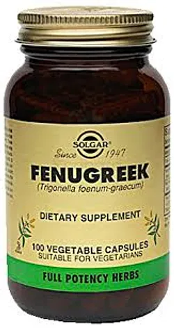 SOLGAR FENUGREEK BOITE DE 100 CAPSULES