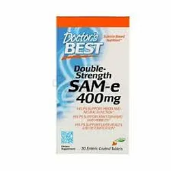 DOCTOR'S BEST DOUBLE STRENGTH SAM-E 400MG BOITE DE 30 COMPRIMES