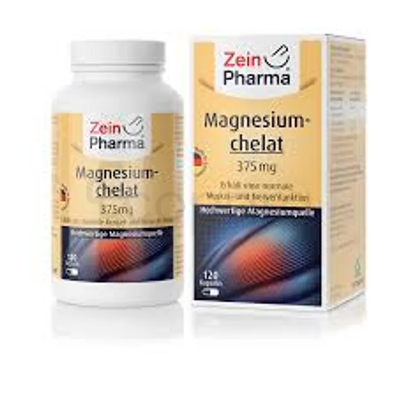 ZEIN PHARMA MAGESIUM CHELAT 375MG BOITE DE 120 CAPSULES