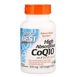 DOCTOR'S BEST HIGHT ABSORPTION COQ10 400MG BOITE DE 60 CAPSULES